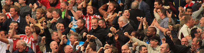 sunderland fans going mad 