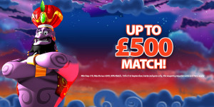 fortune frenzy up to £500 daily match