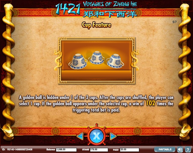 1421 Voyages of Zheng He Cup Feature