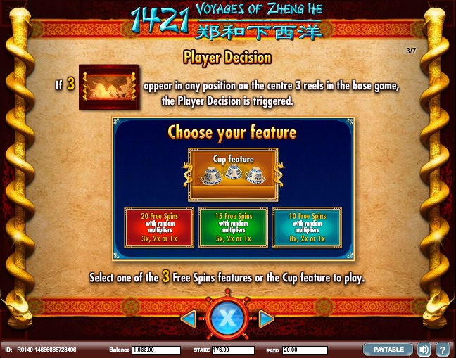 1421 Voyages of Zheng He Player Decision