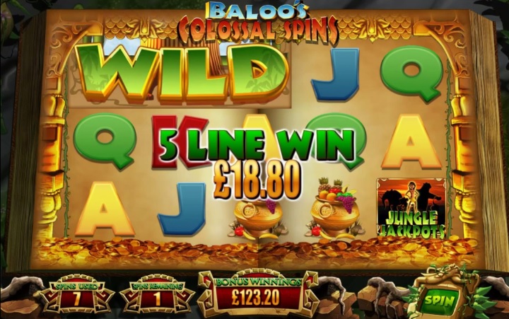 Jungle Jackpots Normal Win