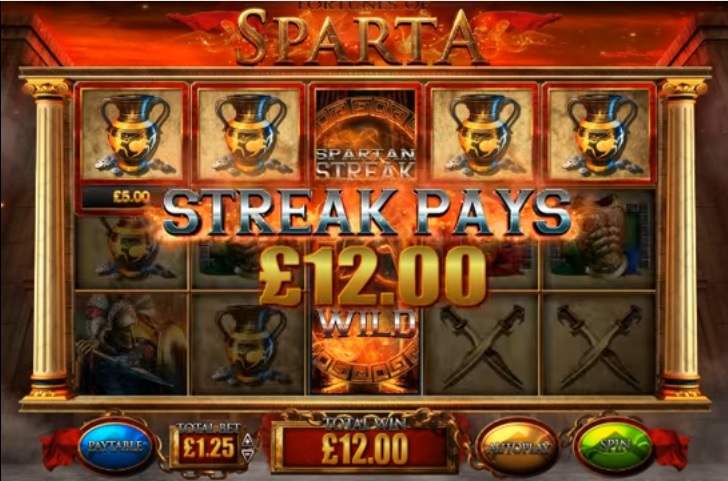 Fortunes of Sparta Normal Win