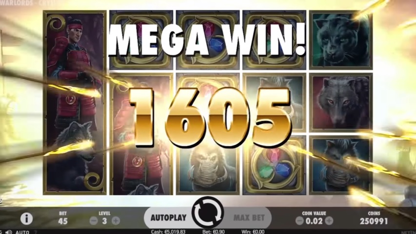 Warlords Crystals of Power Super Big Win