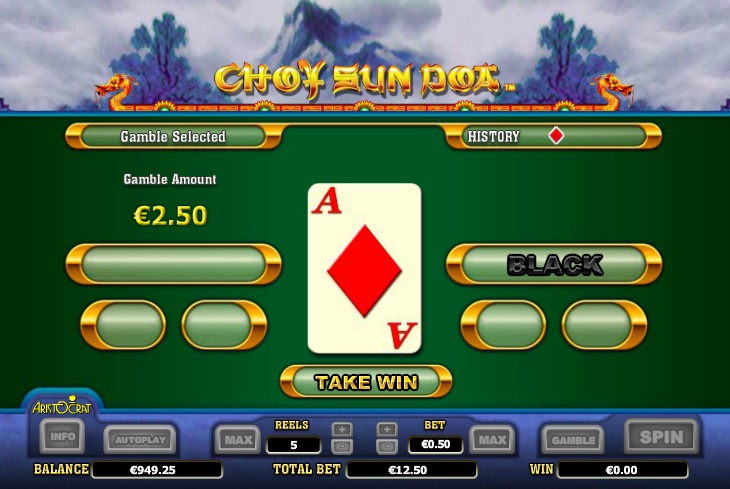 Choy Sun Doa Gamble Feature