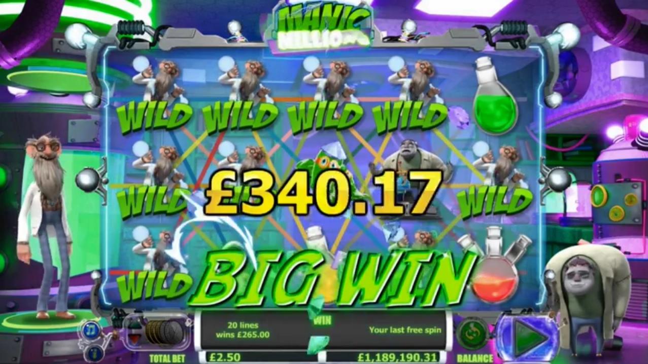 Manic Millions Super Big Win