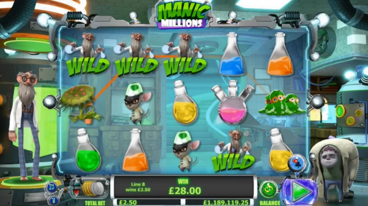 Manic Millions Normal Win