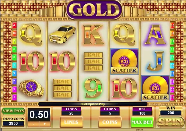 Gold Scatter Symbols