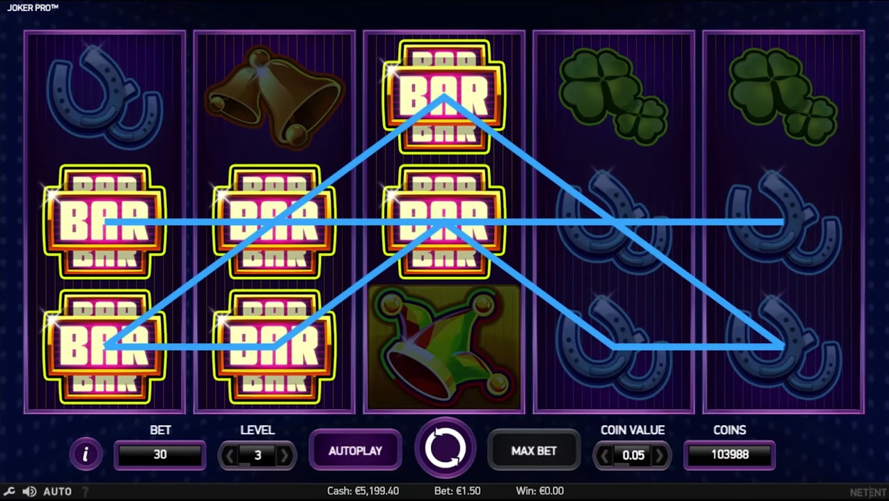 Joker Pro Bar Symbols