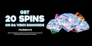 20 bonus spins da vinci diamonds fortune frenzy