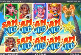 sam on the beach slot win