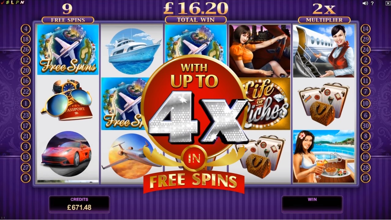 Life of Riches Extra Spins Win