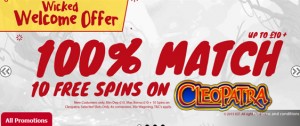 slots devil wicked welcome offer