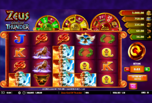 zeus god of thunder slot