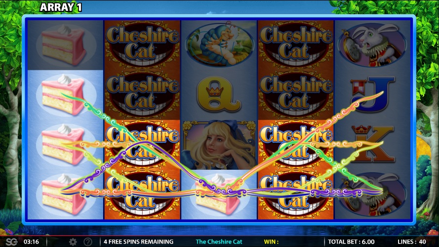 Cheshire Cat Extra Spins Gameplay
