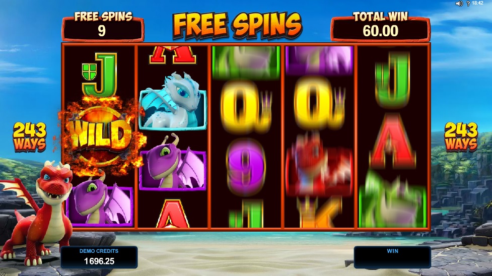 Dragonz Extra Spins Gameplay