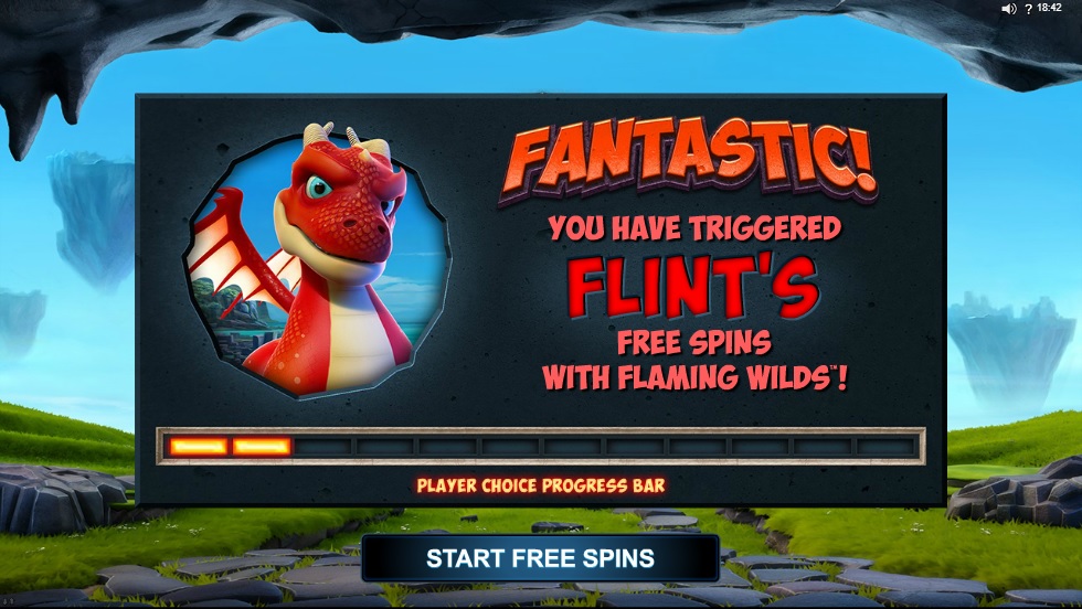 Dragonz Extra Spins Trigger