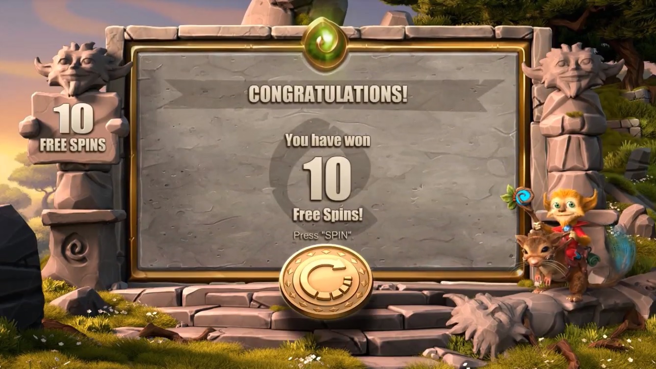 Gnome Wood Extra Spins Win