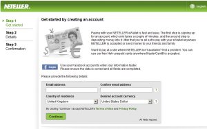 create neteller account